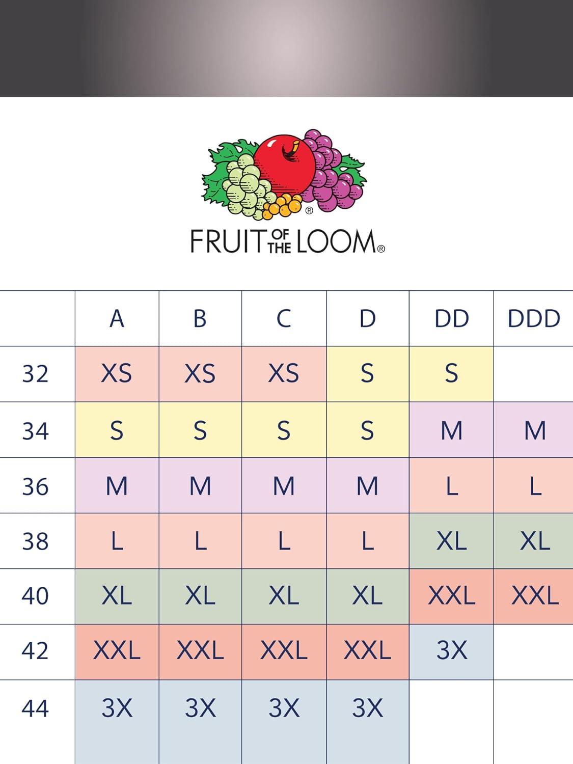 imageFruit of The Loom Womens Spaghetti Strap Cotton Pullover Sports Bra Value PackPurpleWhiteLilacGrey