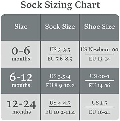 imageFruit of the Loom All Weather Baby ampamp Toddler Socks Cotton Crew Socks with Grips for Boys Girls and UnisexBlue
