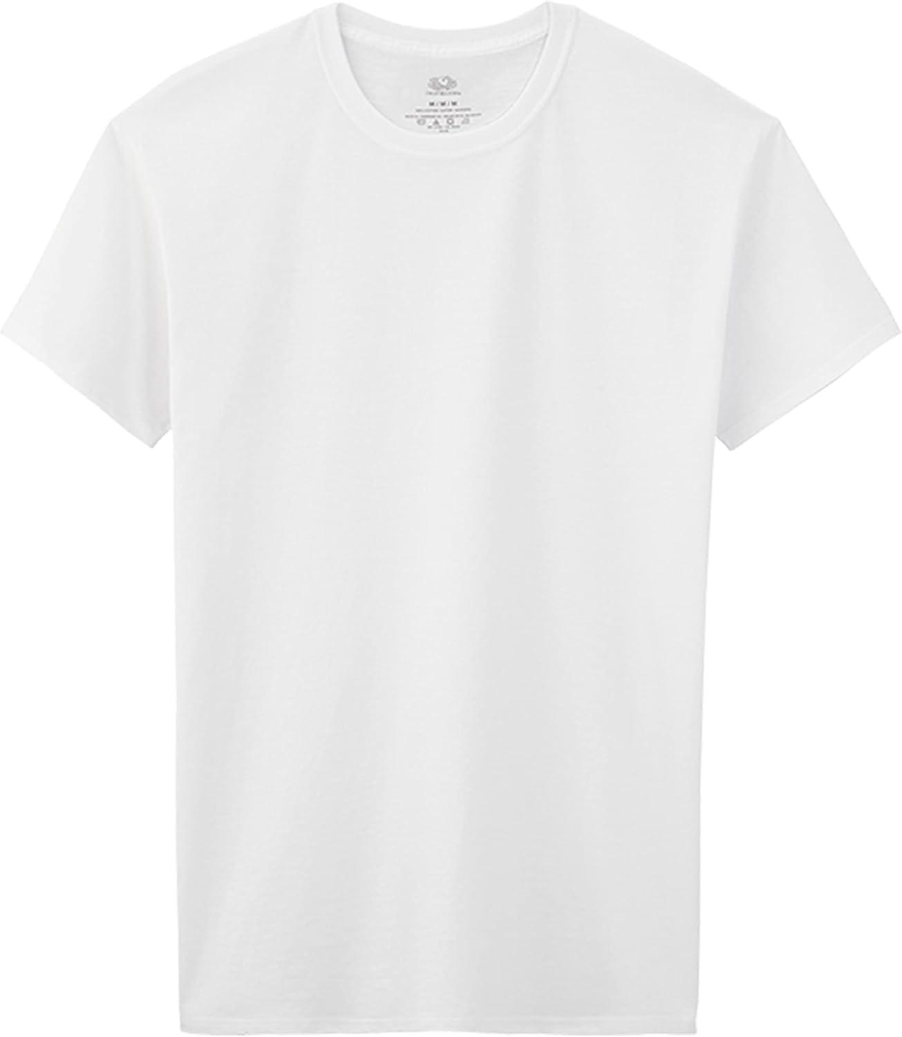 imageFruit of the Loom Boys Eversoft Cotton Undershirts T Shirts ampamp Tank TopsT Shirt Boys 5 Pack White