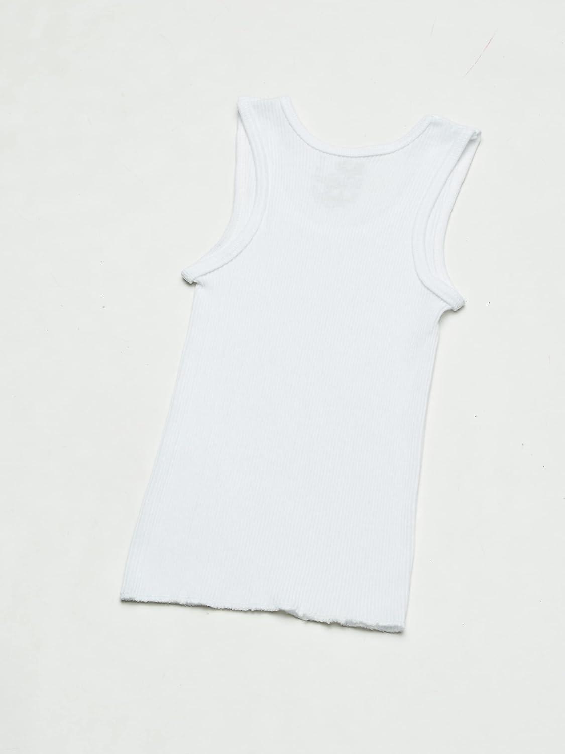 imageFruit of the Loom Boys Eversoft Cotton Undershirts T Shirts ampamp Tank TopsTank Toddler 10 Pack White
