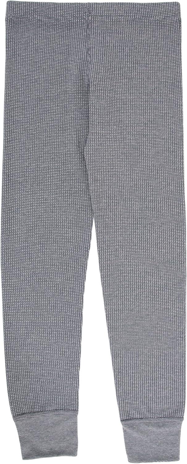 imageFruit of the Loom Boys Premium 2Pack Thermal Waffle BottomHeather GreystoneNatural