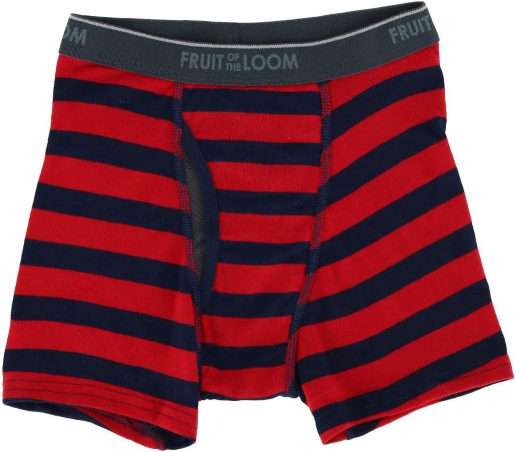 imageFruit of the Loom Boys Tag Free Cotton Boxer BriefsAssorted