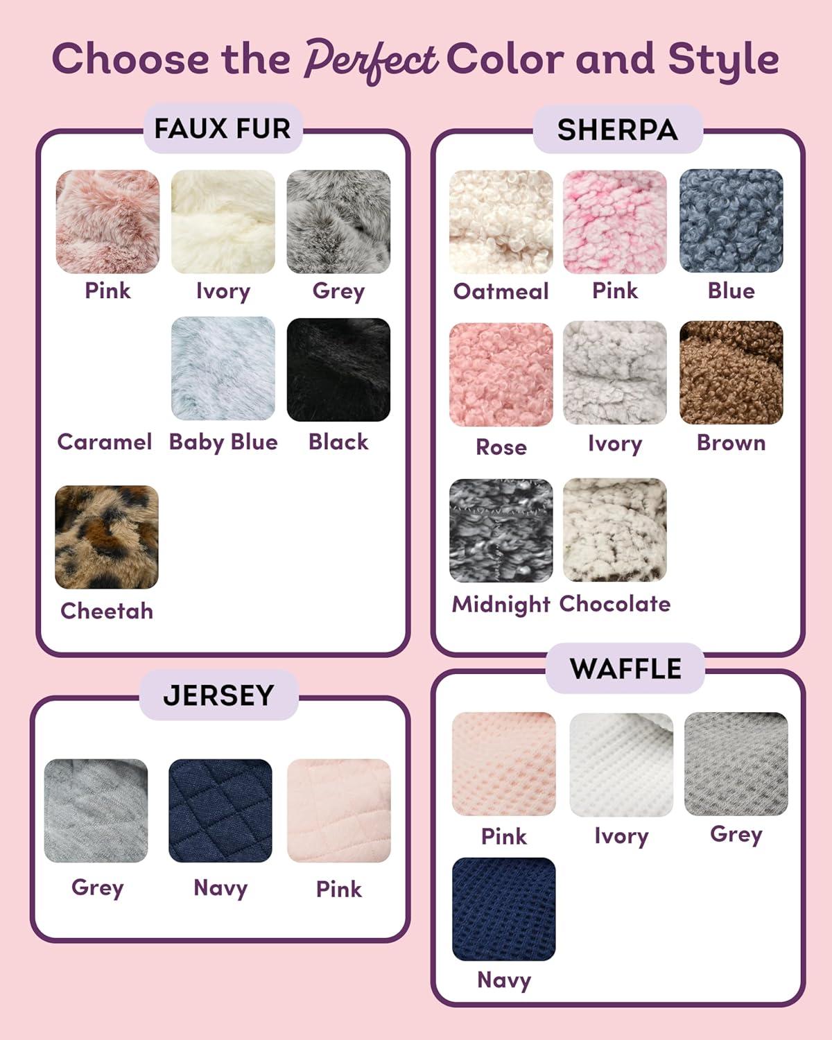 imageFruit of the Loom Cozy Thermal Wrap Booties with Nonslip Grips for Baby Girls Boys Unisex Pink Waffle