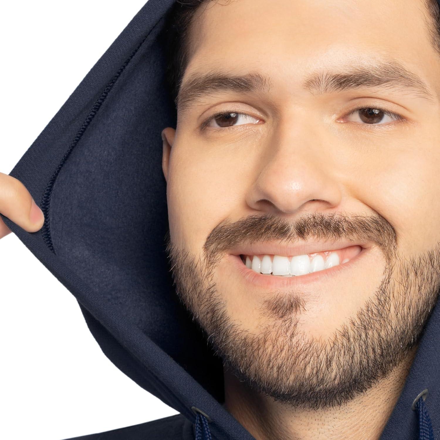 imageFruit of the Loom Eversoft Fleece Full Zip Hoodie SweatshirtNavy Full Zip