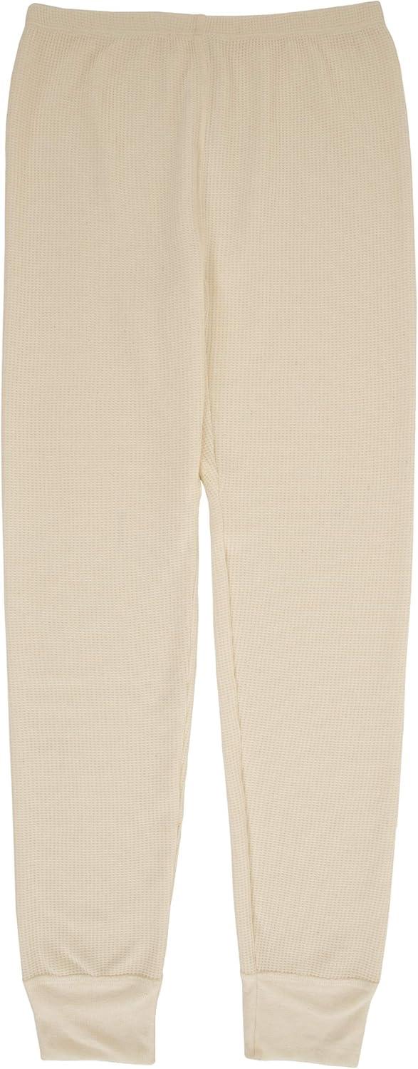 imageFruit of the Loom Girls Premium 2Pack Thermal Waffle BottomBlackNatural