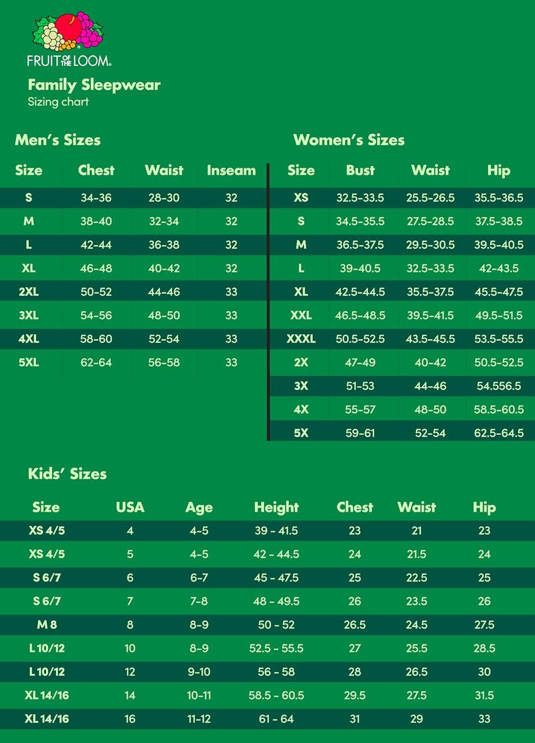 imageFruit of the Loom Men Matching Holiday Family Sleep Pajama Set for Women Men and KidsSnowflakes