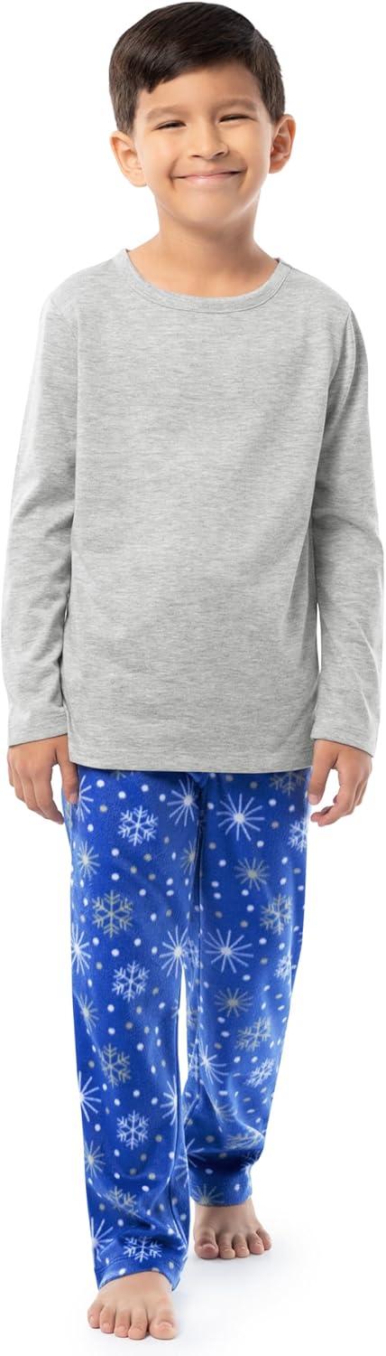 imageFruit of the Loom Men Matching Holiday Family Sleep Pajama Set for Women Men and KidsSnowflakes