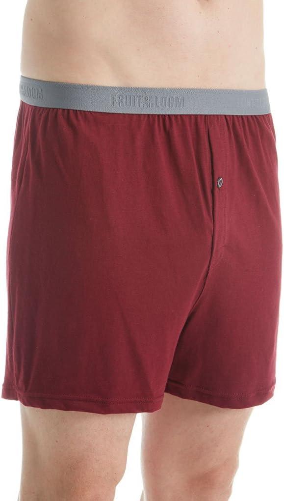 imageFruit of the Loom Mens Big ampamp Tall Undershirt MultipacksBoxer 4 Pack Knit Assorted