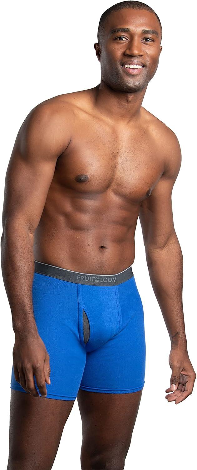 imageFruit of the Loom Mens Coolzone Boxer Briefs Moisture Wicking ampamp Breathable Assorted Color Multipacks6 Pack  Assorted Ringer