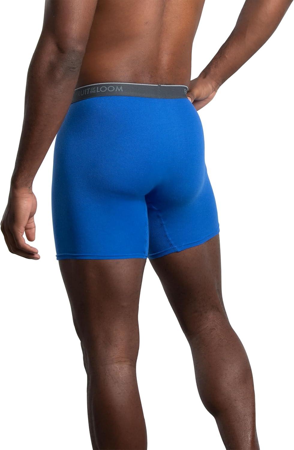 imageFruit of the Loom Mens Coolzone Boxer Briefs Moisture Wicking ampamp Breathable Assorted Color Multipacks6 Pack  Assorted Ringer