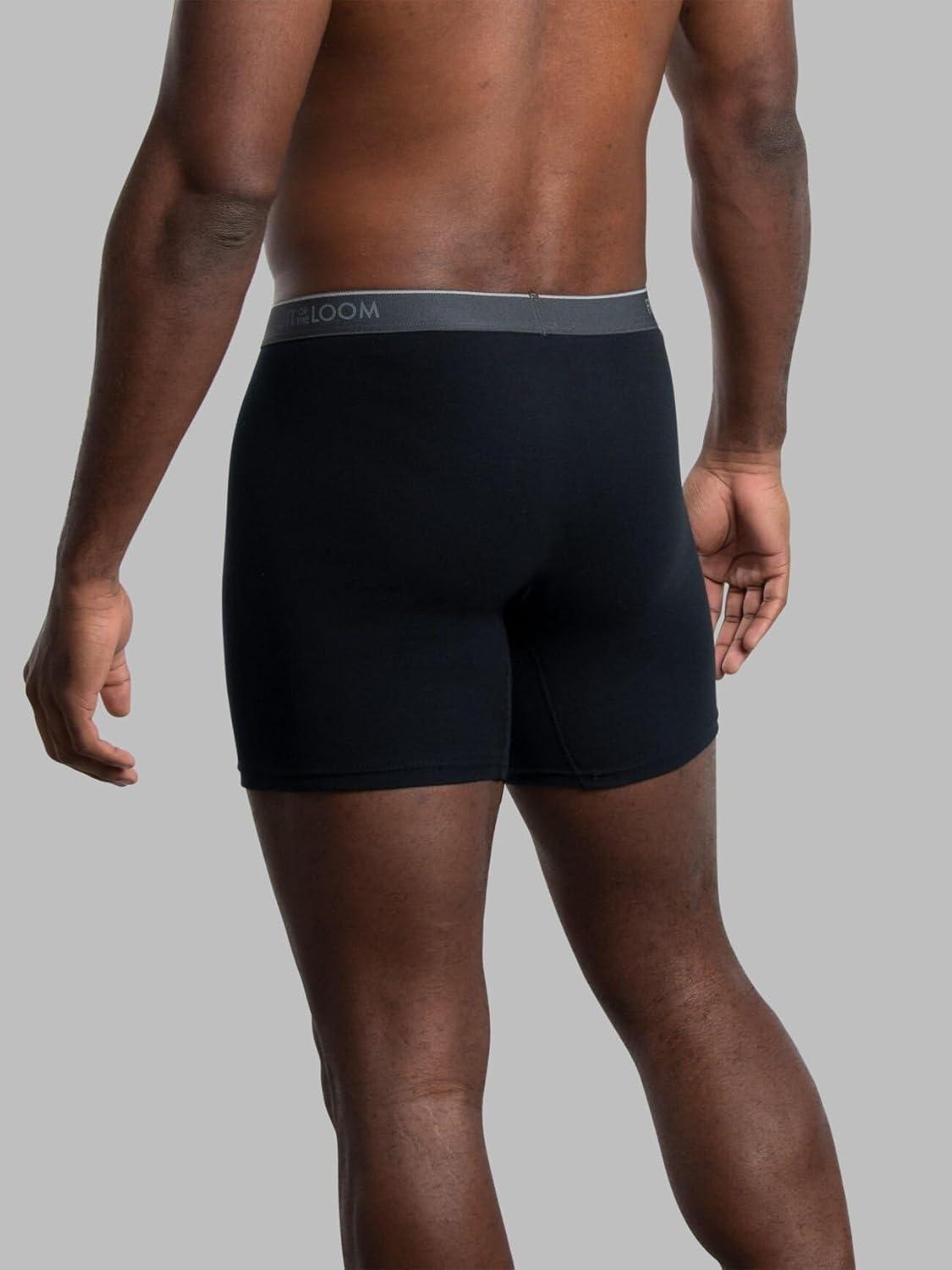 imageFruit of the Loom Mens Coolzone Boxer Briefs Moisture Wicking ampamp Breathable Assorted Color Multipacks6 Pack BlackGray