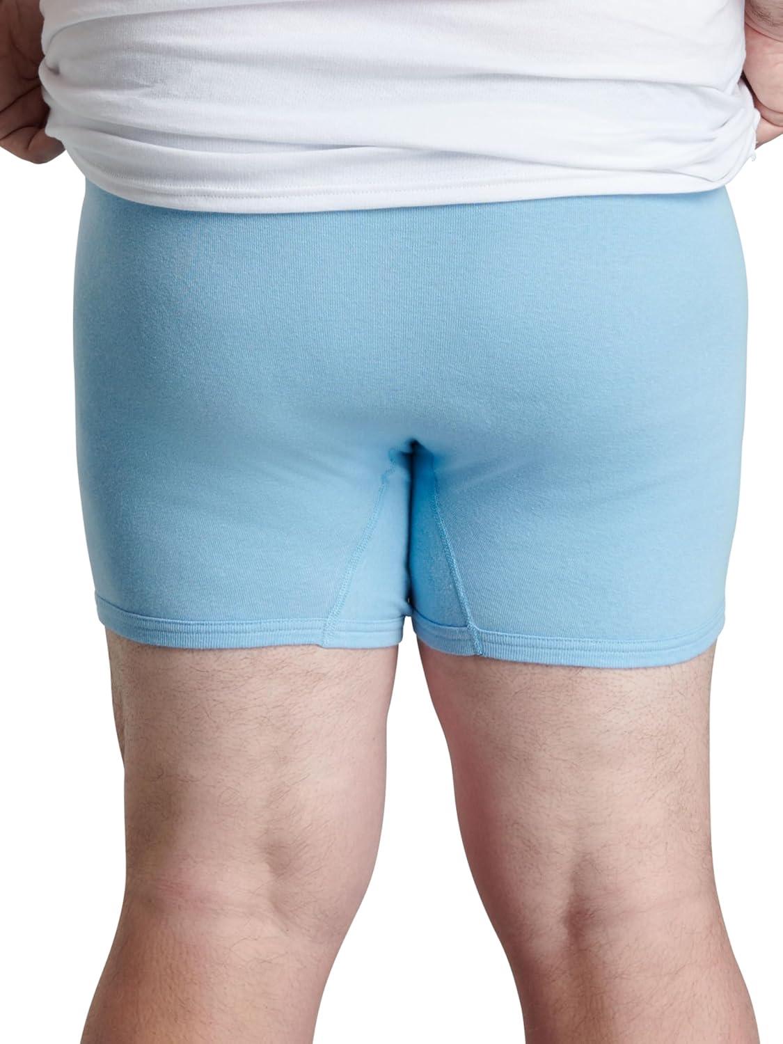 imageFruit of the Loom Mens Coolzone Boxer Briefs Moisture Wicking ampamp Breathable Assorted Color MultipacksBig Man  7 Pack  Assorted Blue