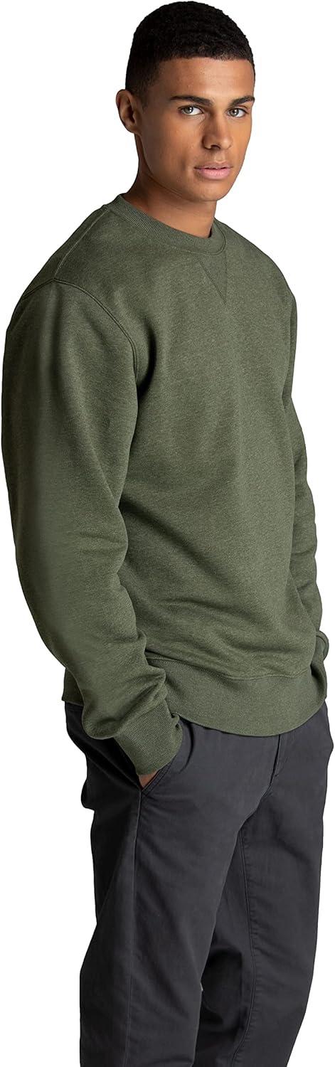imageFruit of the Loom Mens Crafted Comfort Fleece SweatshirtsMilitary Green Heather