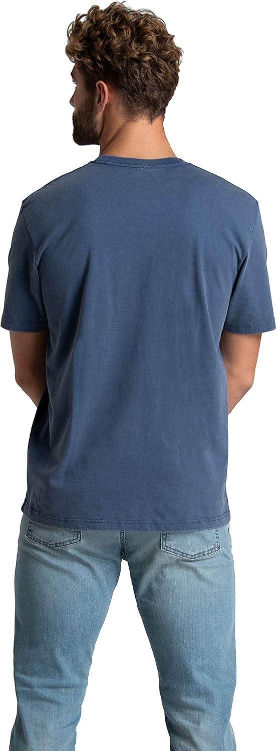 imageFruit of the Loom Mens Crafted Comfort Tee Relaxed ampamp Classic Fit Sizes S2XClassic Fit Cotton Dark Tide
