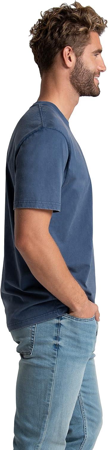 imageFruit of the Loom Mens Crafted Comfort Tee Relaxed ampamp Classic Fit Sizes S2XClassic Fit Cotton Dark Tide