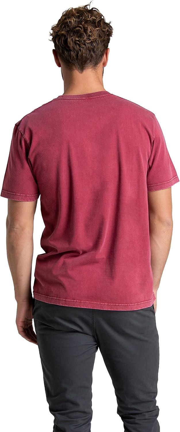 imageFruit of the Loom Mens Crafted Comfort Tee Relaxed ampamp Classic Fit Sizes S2XClassic Fit Cotton Iron Red