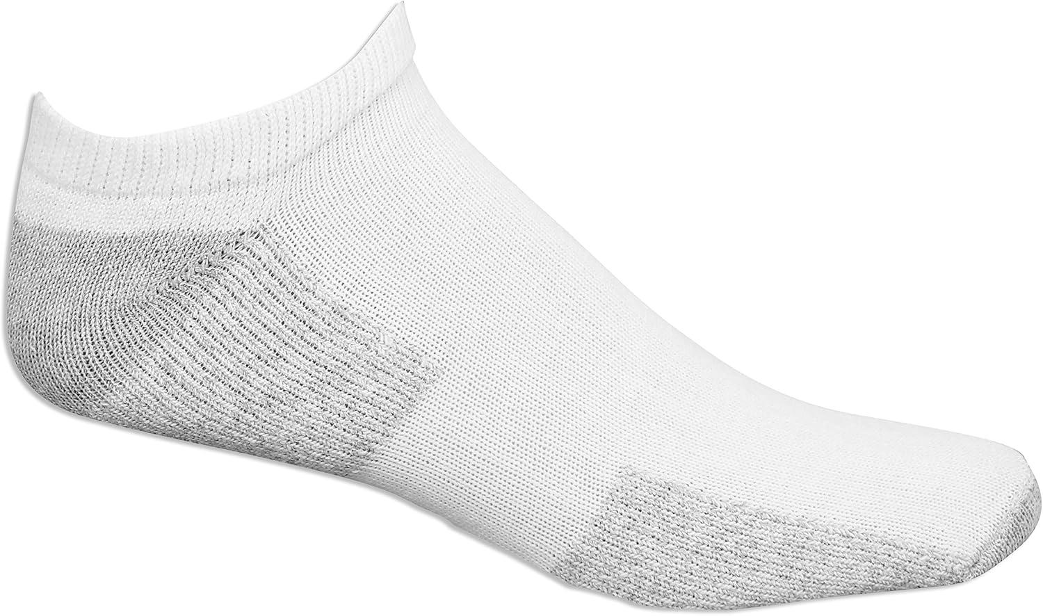 imageFruit of the Loom Mens Essential 6 Pair Pack Casual Cushioned SocksNo Show White 10 Pack