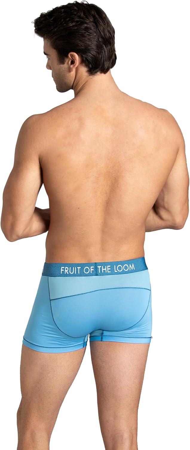 imageFruit of the Loom Mens Getaway Boxer Briefs Lightweight Breathable Fabric Quick Dry ampamp Odor ControlTrunk  Assorted Colors