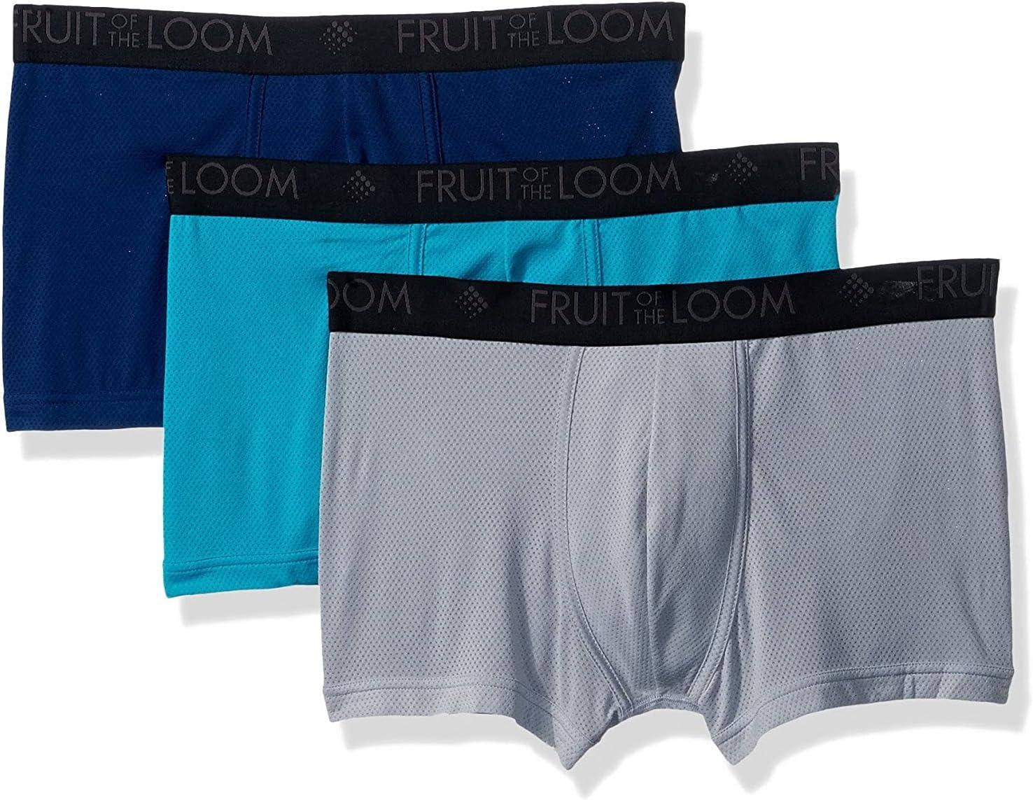 imageFruit of the Loom Mens Micro Mesh Boxer BriefsSignature Breathable Short Leg Micromesh
