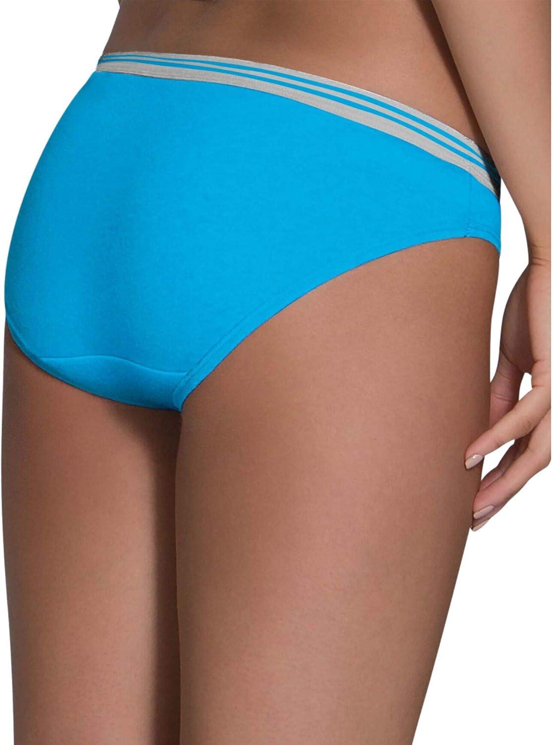 imageFruit of the Loom Womens Beyondsoft PantiesCotton Blend Low Rise 6 Pack PinkPurpleGrey