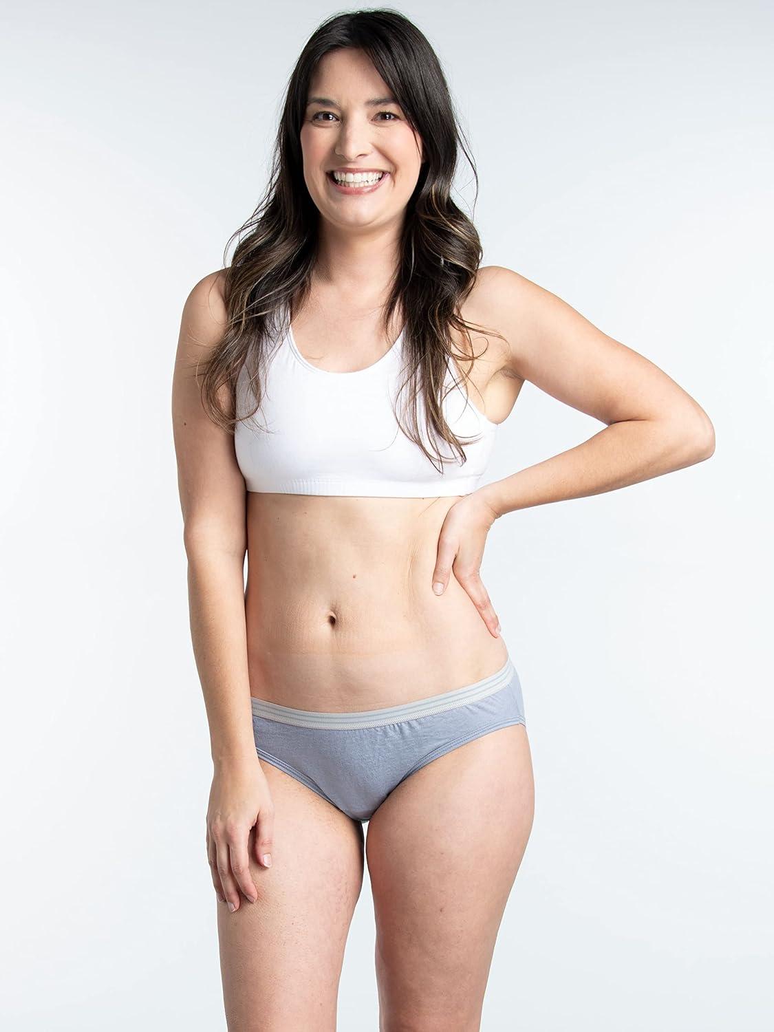 imageFruit of the Loom Womens Beyondsoft PantiesCotton Blend Low Rise 6 Pack PinkPurpleGrey