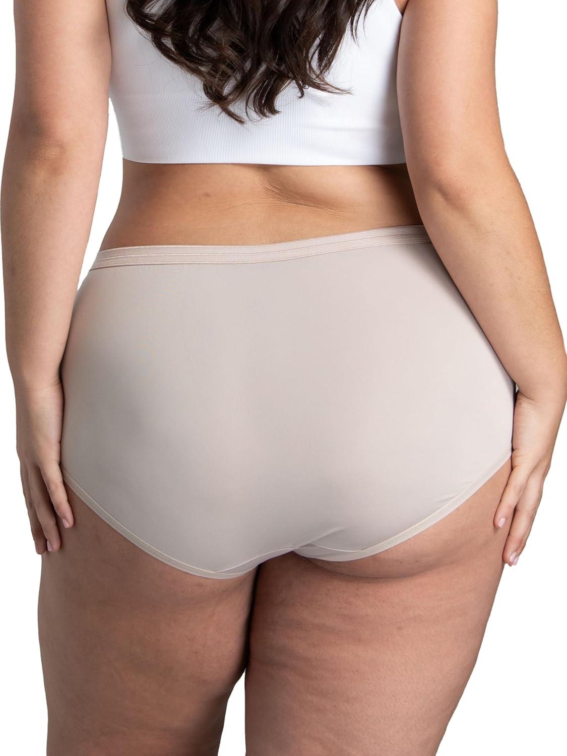 imageFruit of the Loom Womens Plus Size Underwear Briefs Fit for Me Designed to Fit Your CurvesBrief Microfiber Colors May Vary