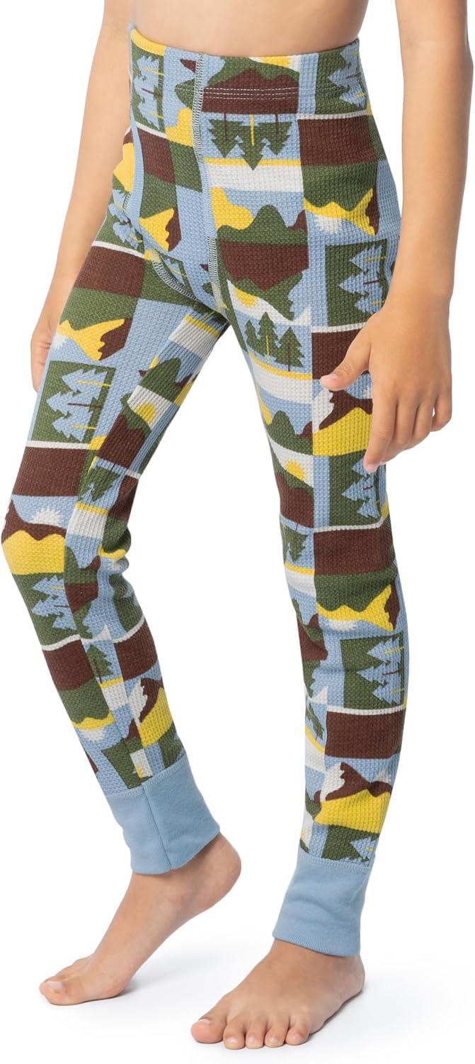 imageFruit of the Loom boys Premium Thermal Waffle Underwear SetOutdoor Geo