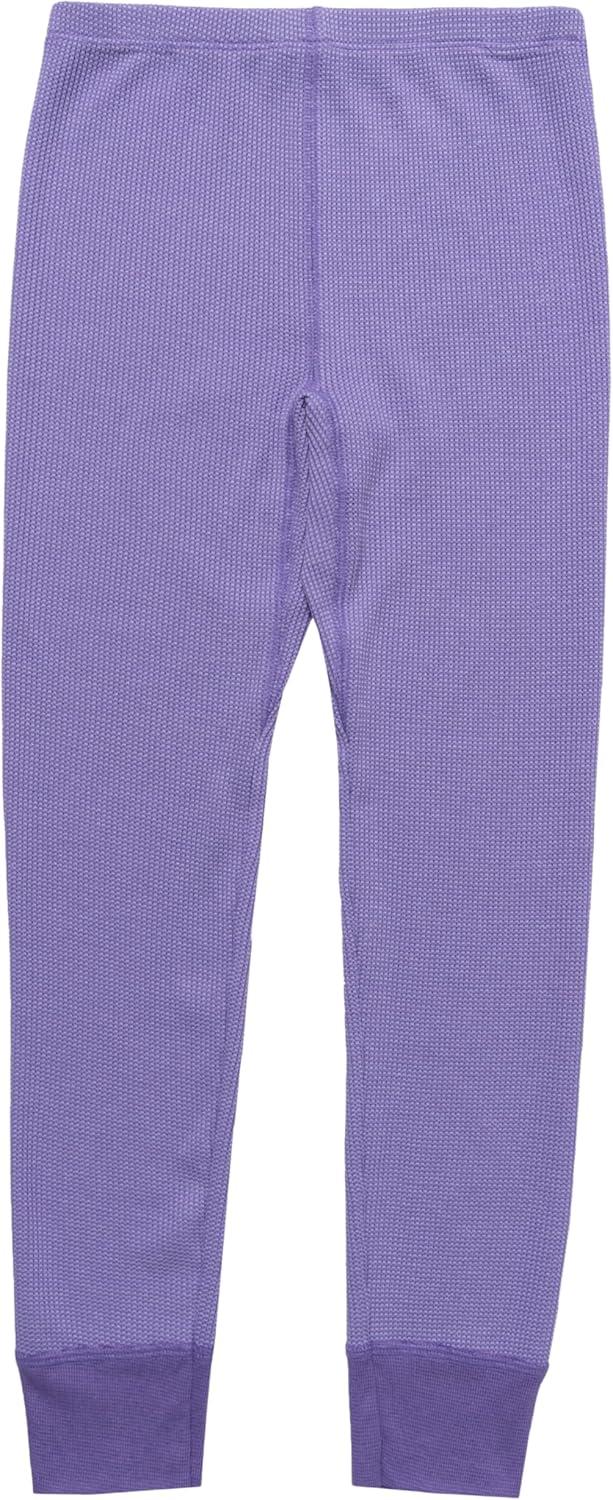 imageFruit of the Loom girls Premium Thermal Waffle Underwear SetLavenderPurple