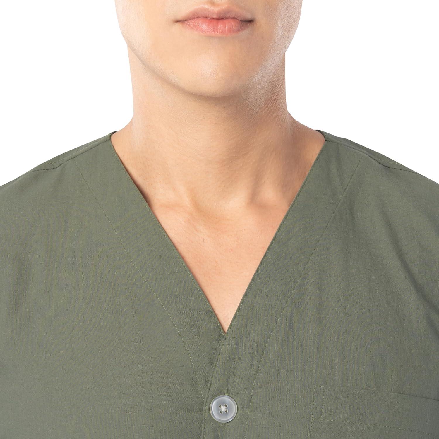 imageFruit of the Loom mens Broadcloth Short Sleeve Pajama SetGreen