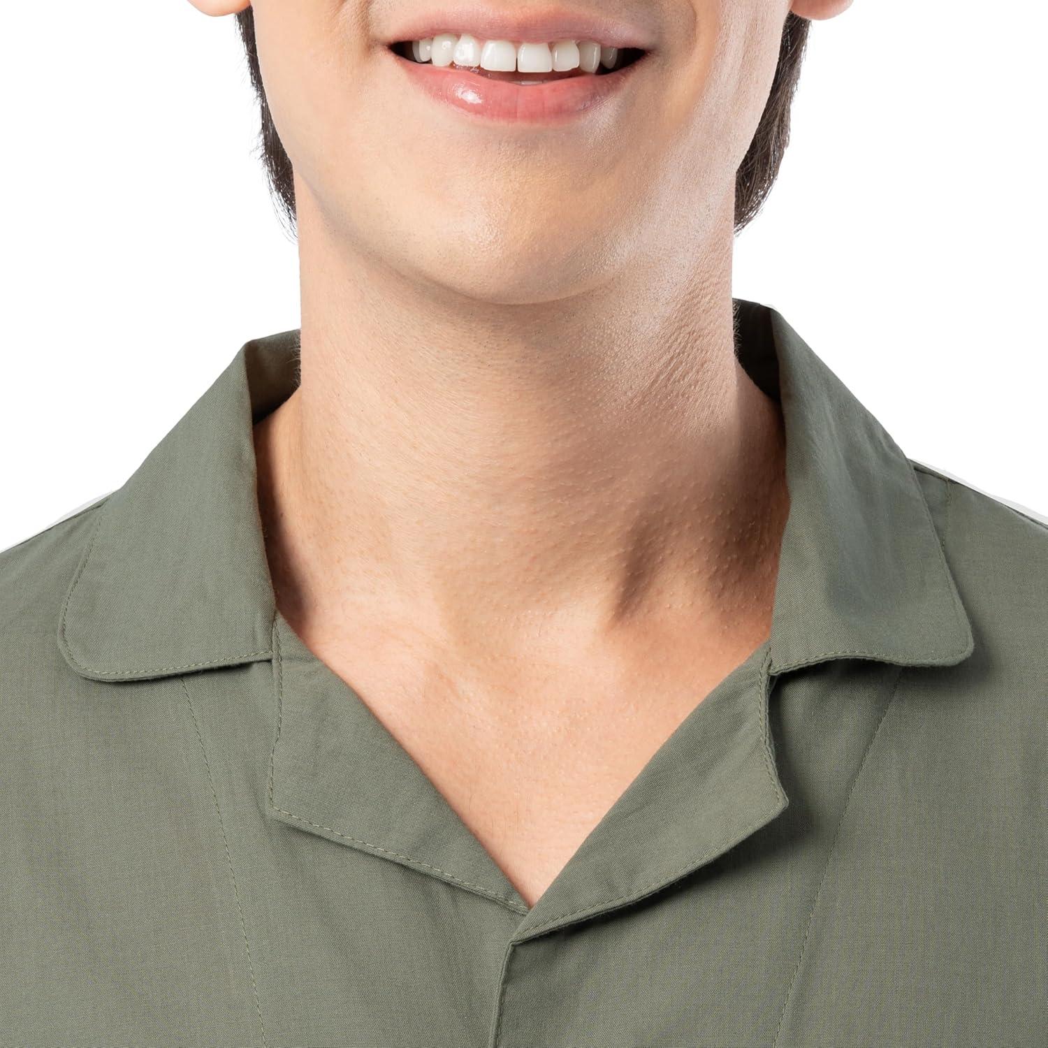 imageFruit of the Loom mens Long Sleeve Broadcloth Pajama SetGreen