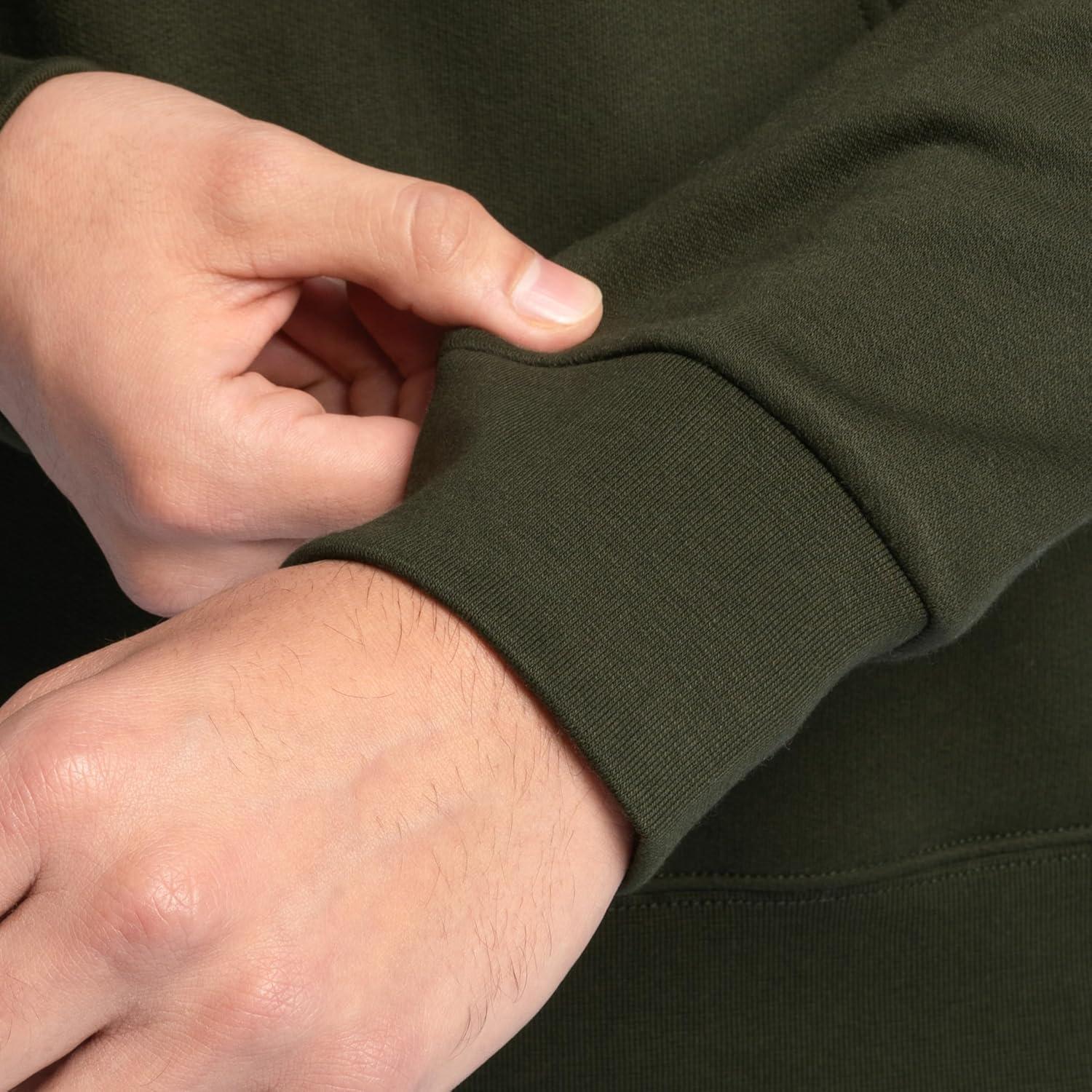 imageFruit of the Loom unisexadult Eversoft Fleece Pullover Hooded Sweatshirt Moisture Wicking ampamp BreathableDuffle Bag Green