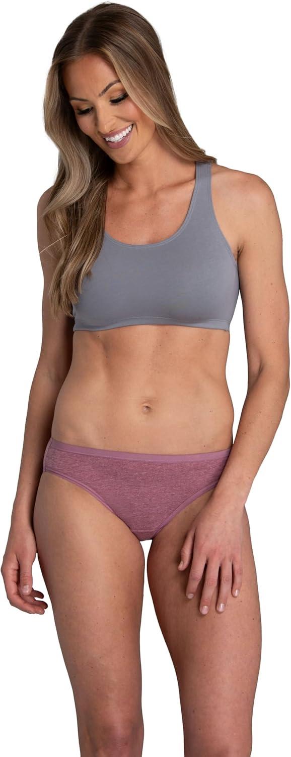 imageFruit of the Loom womens Womens Beyondsoft Underwear Super Soft Designed With Comfort in Mind Available in Plus SizeBikini Cotton Blend 12 Pack Colors May Vary