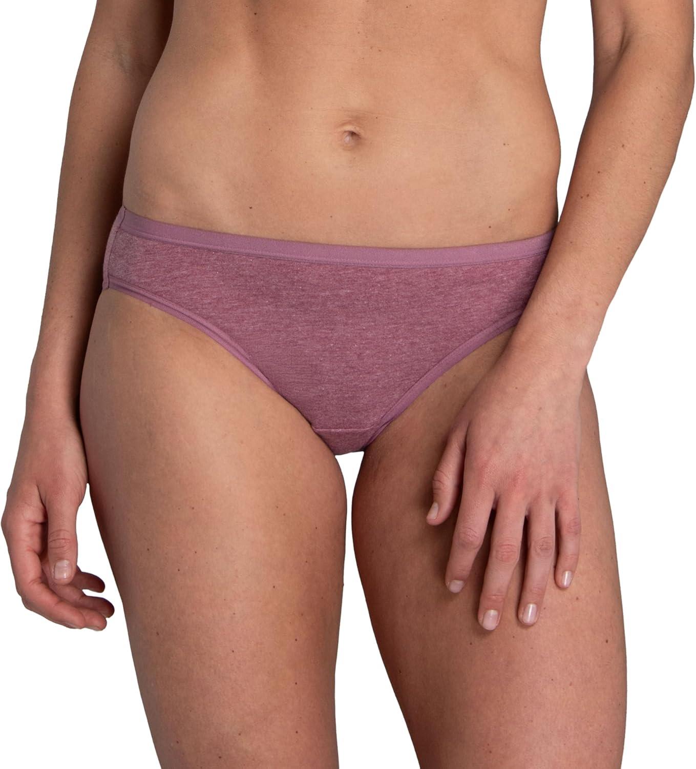 imageFruit of the Loom womens Womens Beyondsoft Underwear Super Soft Designed With Comfort in Mind Available in Plus SizeBikini Cotton Blend 12 Pack Colors May Vary