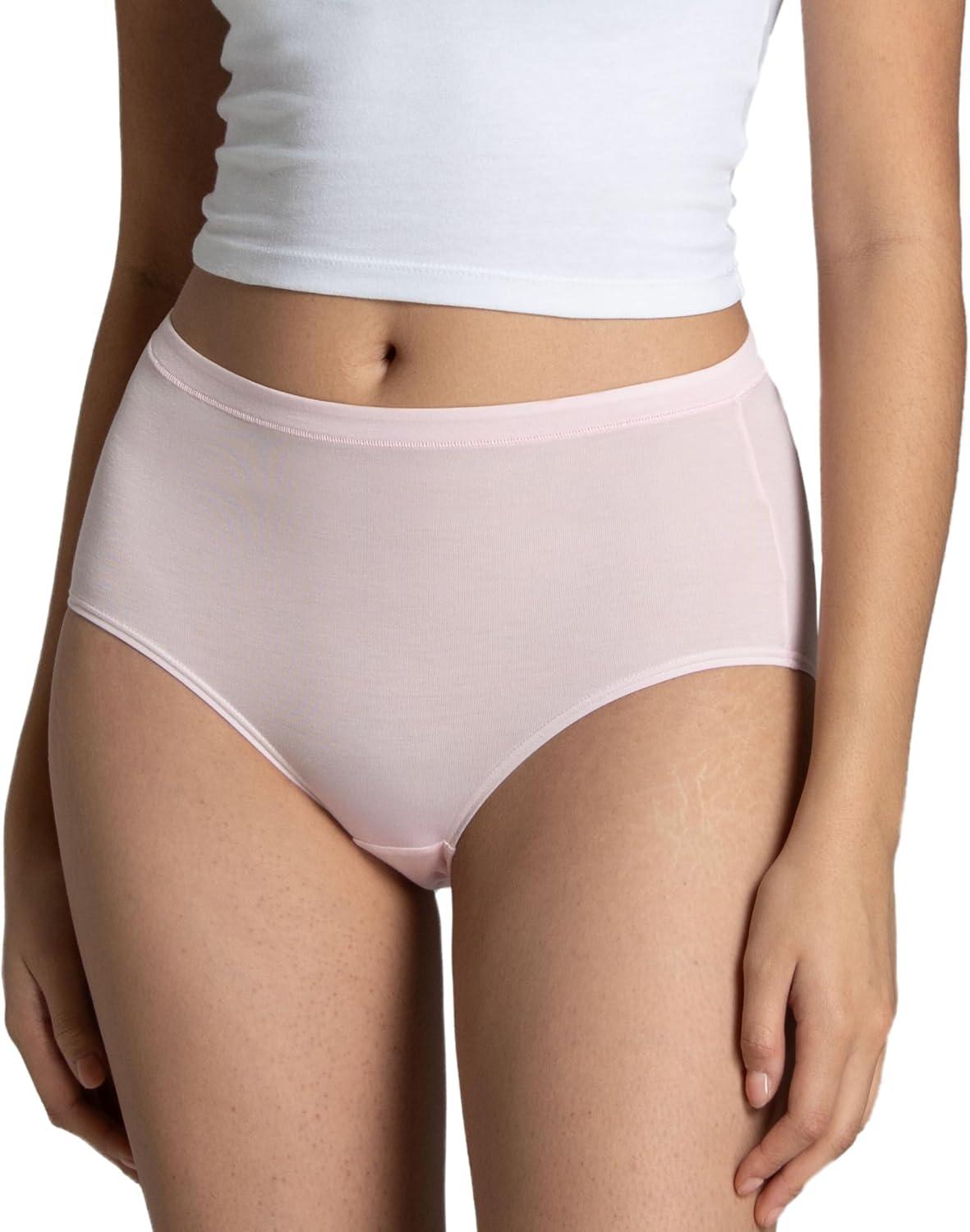 imageFruit of the Loom womens Womens Beyondsoft Underwear Super Soft Designed With Comfort in Mind Available in Plus SizeLow Rise Brief Modal 6 Pack Colors May Vary