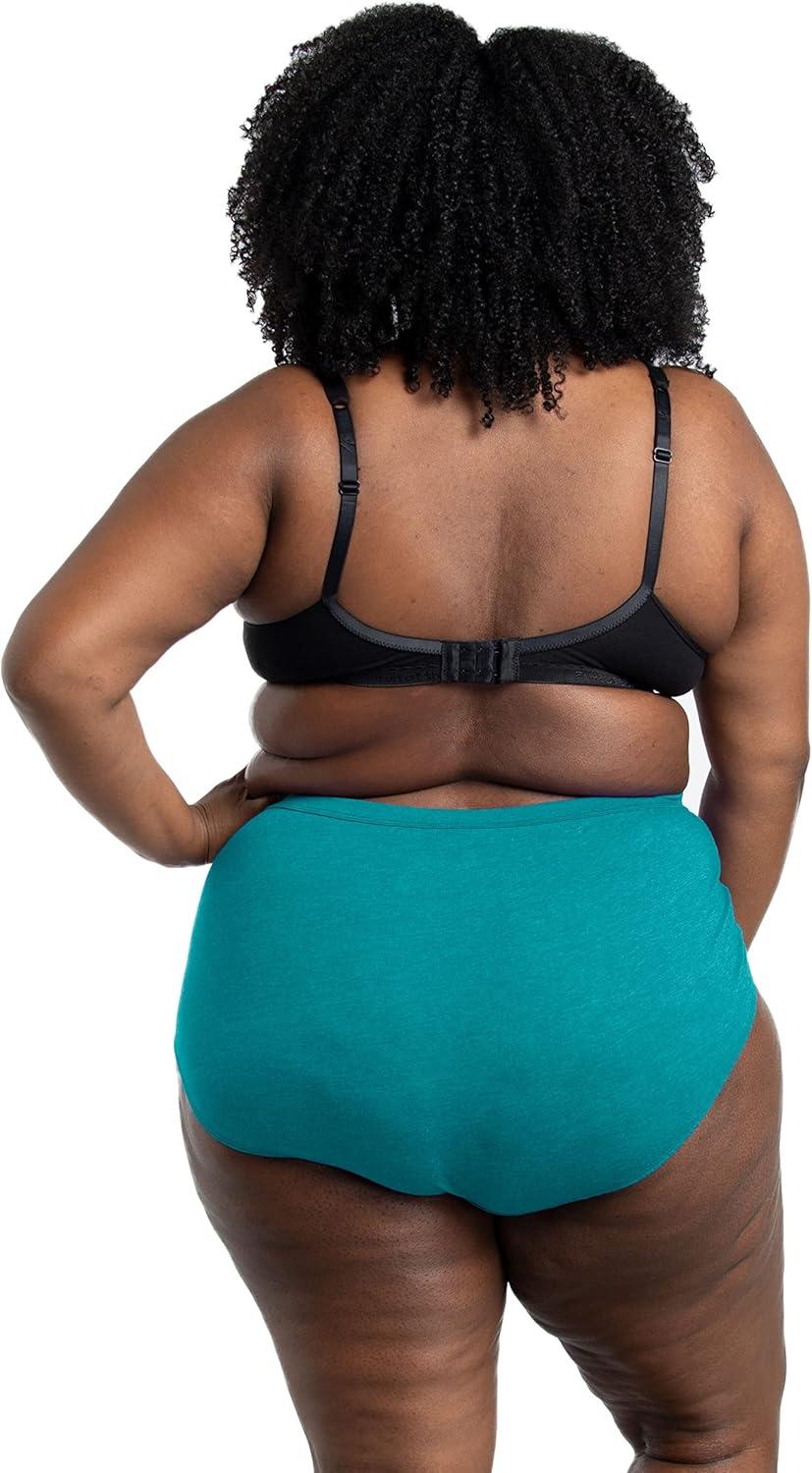 imageFruit of the Loom womens Womens Beyondsoft Underwear Super Soft Designed With Comfort in Mind Available in Plus SizePlus Size Brief Cotton Blend 10 Pack TealPinkBlack