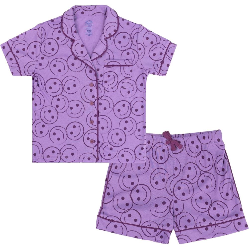 imageFruit of the Loom Energize Girls Loose Fit Pajama SetCandy Grape