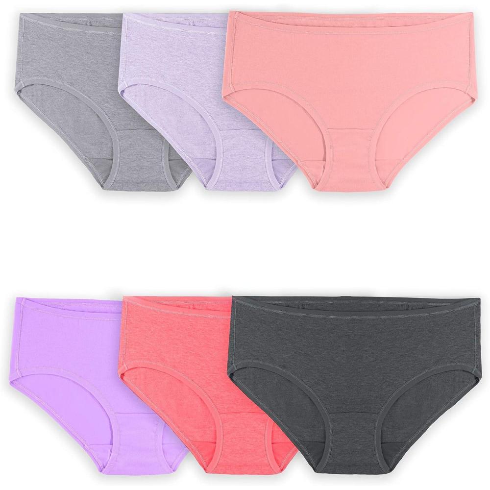imageFruit of the Loom Womens 360 Stretch Underwear High Performance Stretch for Effortless Comfort Available in Plus SizeCotton Blend  Hipster  6 Pack  Colors May Vary