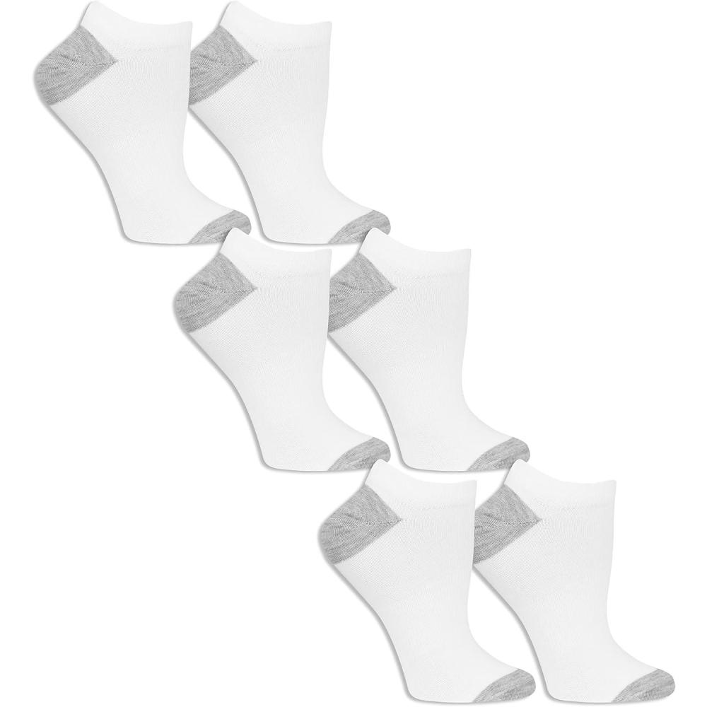 imageFruit of the Loom Womens 6 Pair Pack Core Socks White 6 Pack 410