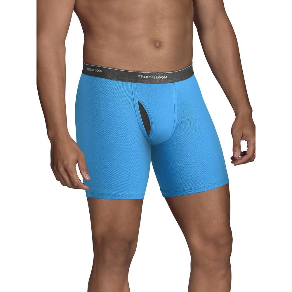 imageFruit of the Loom mens Big and Tall Tagfree Underwear Discontinued144 Pack Assorted Colors