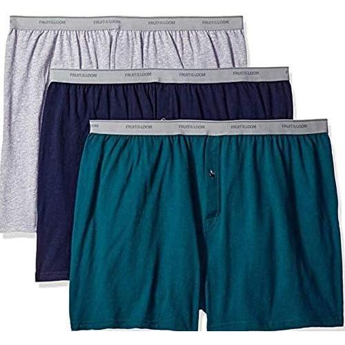 imageFruit of the Loom mens Big and Tall Tagfree Underwear DiscontinuedAssorted Solids Boxer Briefs 3pk