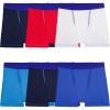 Toddler - 6 Pack - Cotton Stretch - Blue/White/Red