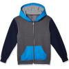 Full Zip - Charcoal Heather/Navy