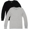 Light Grey Heather/Black Soot (2 Pack)