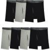 7 Pack - Black/Gray