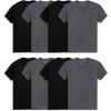 Crew - 8 Pack - Black/Grey