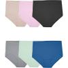 Cotton Mesh - Brief - 6 Pack - Colors May Vary