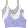 Blue Gem Heather/White/Grey 3-pack