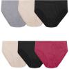 Hi Cut Brief - 6 Pack - Colors May Vary