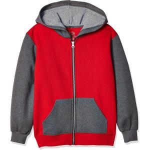Fruit of the Loom Boys’ Explorer Fleece Collection(Full Zip – True Red)