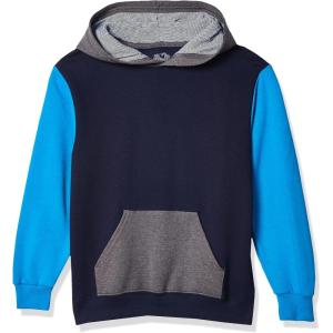 Fruit of the Loom Boys’ Explorer Fleece Collection(Pullover – Navy/Pacific Blue)